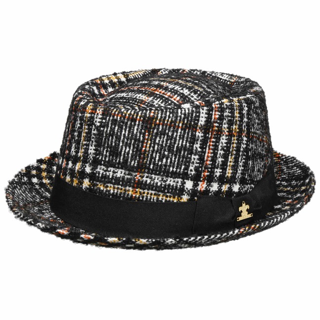 Tacola New Check Pork Pie Wool Hat By Lierys Gold Lierys High