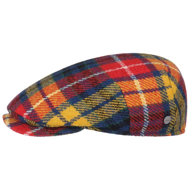 Lierys Capri Colour Harris Tweed Flatcap