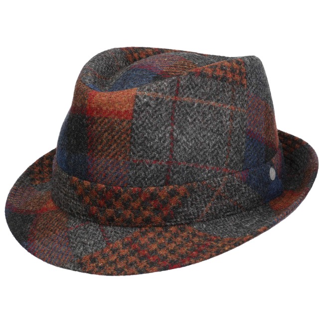 Lierys Merino Patchwork Trilby Hut