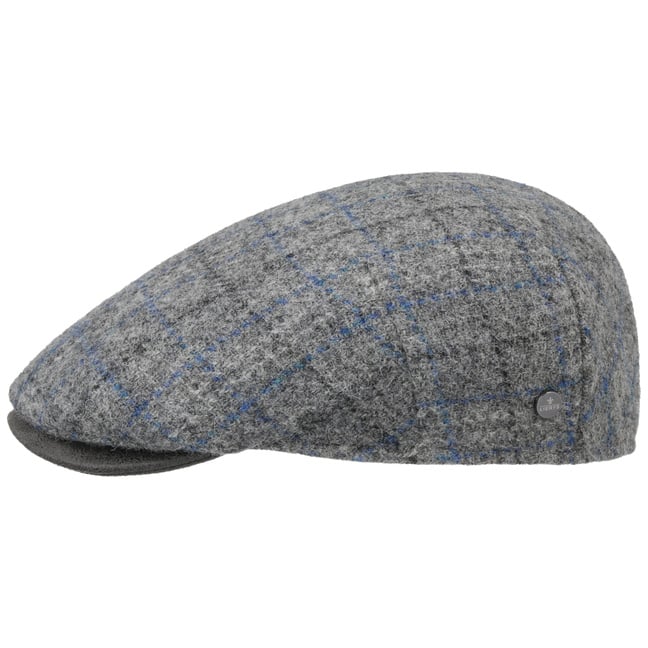 LIERYS Harris Tweed Flatcap – Karierte Wollmütze Für Herren, Made In Italy