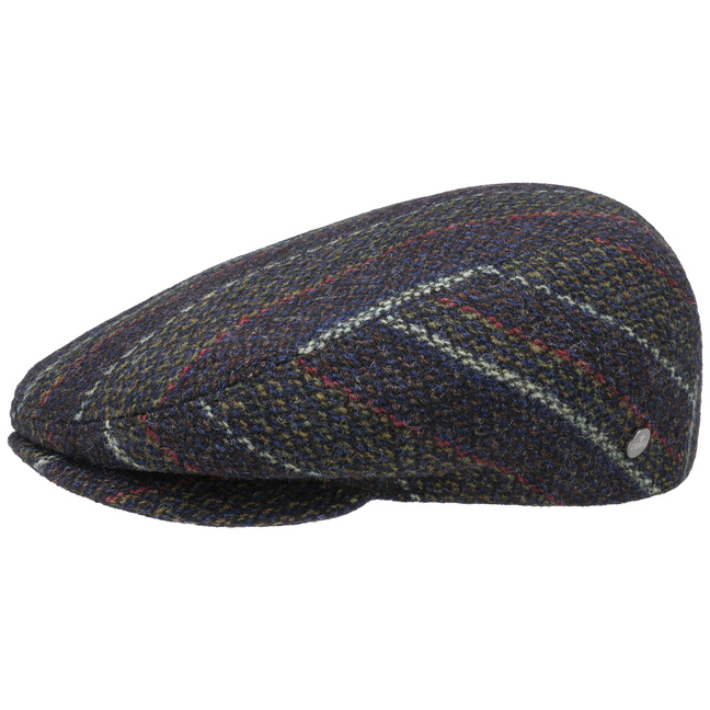 Lierys Boston Stripes Virgin Wool Flatcap