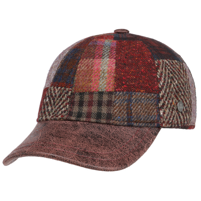 Lierys Patchwork Wool Curved Cap