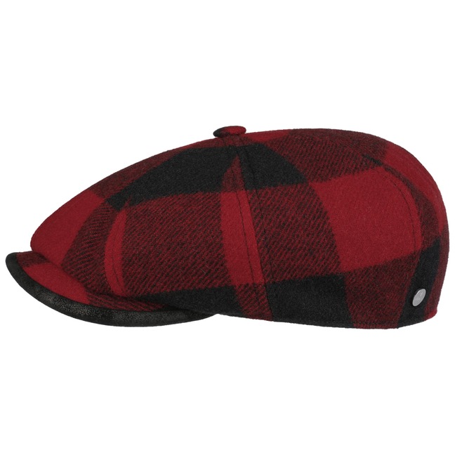 Lierys 8 Panel Check Flatcap