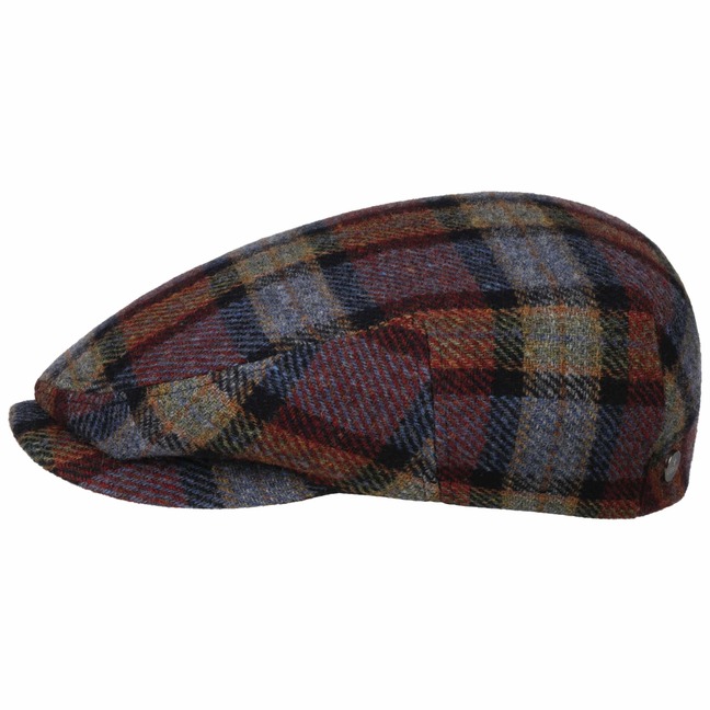 Lierys Kent Madero Wool Check Flatcap