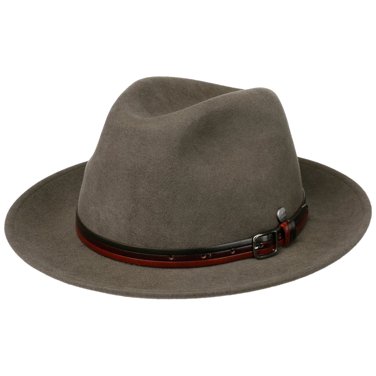 Caden Wool Hat with Leather Band 