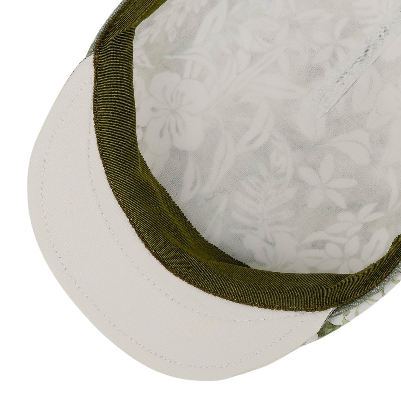 Gorra Lierys Candrick Floral - Hecha En Italia, Algodón Con Visera, Para Primavera/Verano