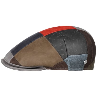 Capri Bic Leder Patchwork Flatcap by Lierys - 119,00 &euro;