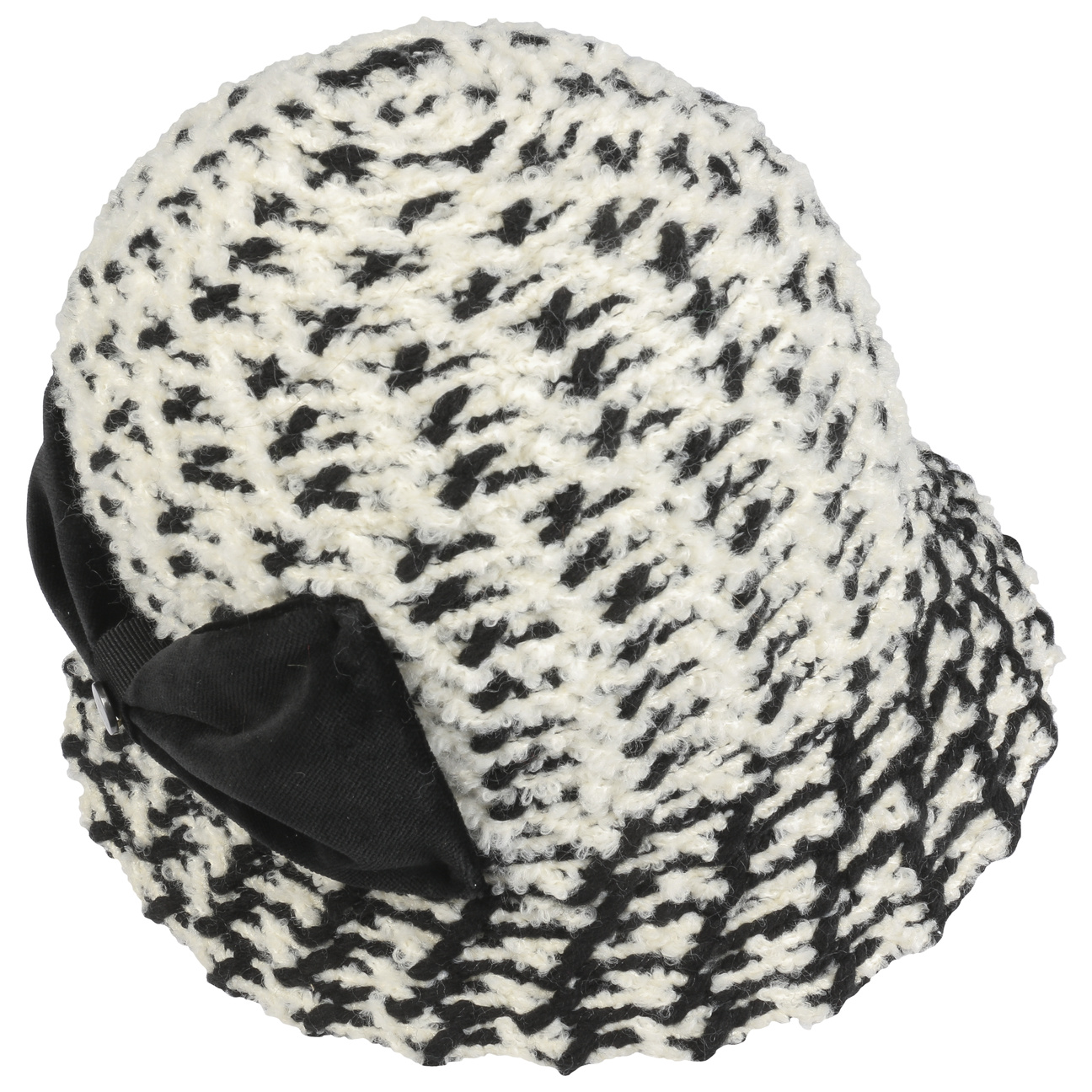 chenille cloche hat