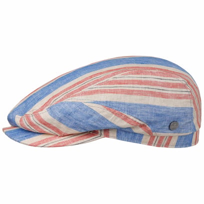 Colour Stripes Leinen Flatcap by Lierys - 59,90 &euro;