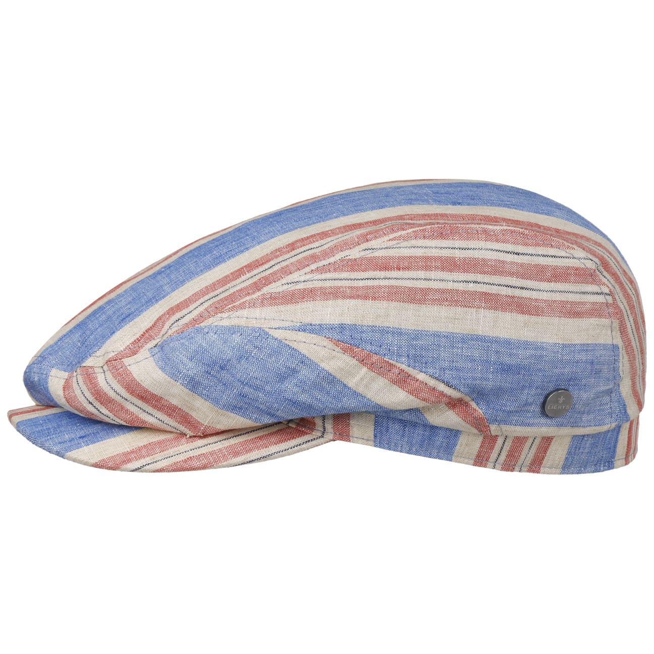 Linen flat cap on sale