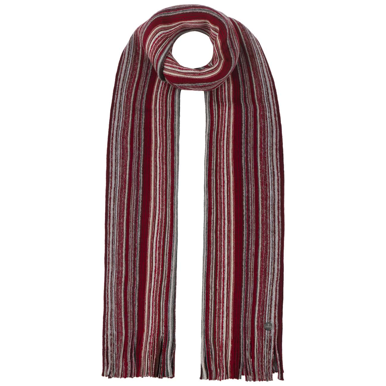 Colour Stripes Wool Scarf by Lierys --> High-quality