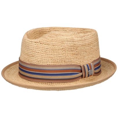 Crochet Raffia Pork Pie Strohhut by Lierys - 119,00 &euro;