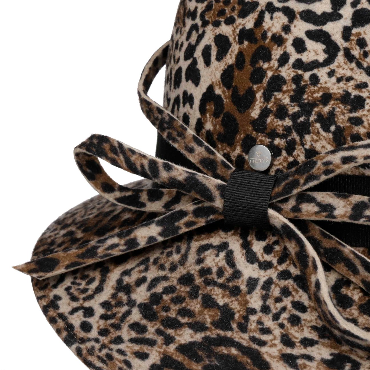 Floppy Hat with Leopard Print 