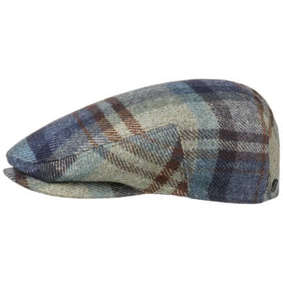 Carlsen Wool Check Flat Cap by Lierys --> Lierys.com | High