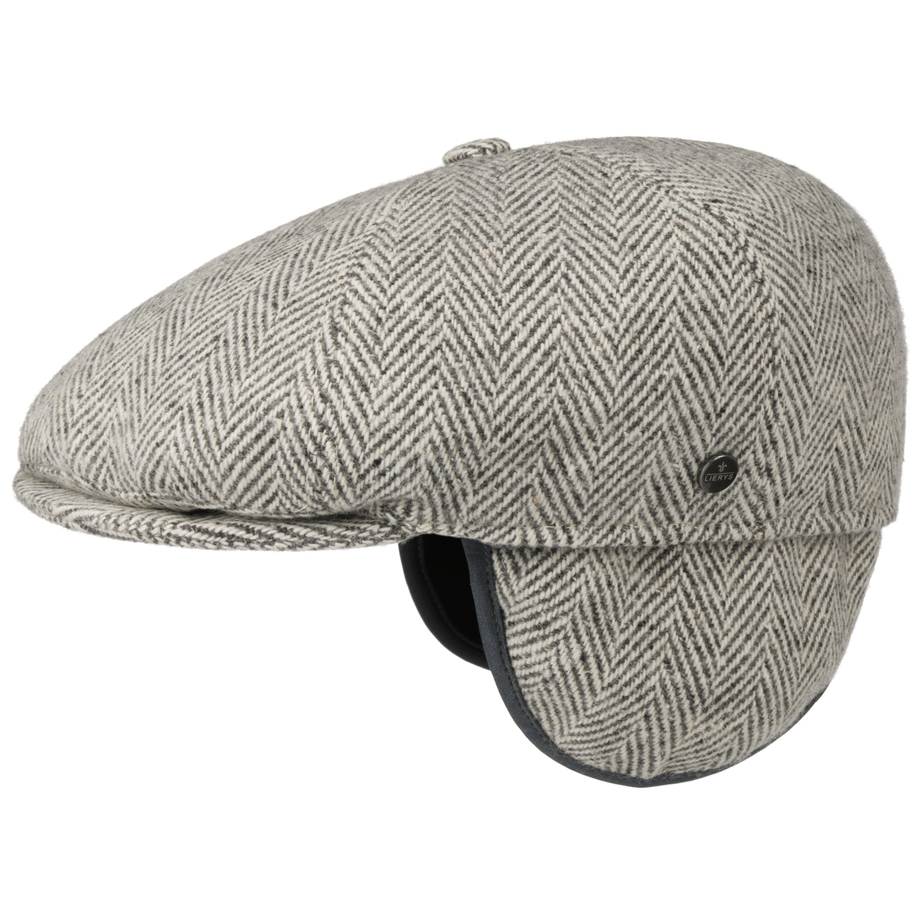 Herringbone Flatcap mit Ohrenklappen by Lierys - 79,95 € | Flat Caps
