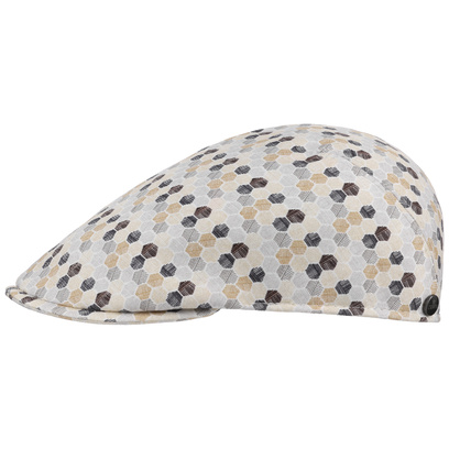 Houndstooth Flat Cap with Cashmere by Lierys Gold --> Lierys.com