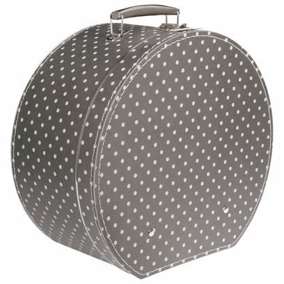 Hutkoffer Grau-P�nktchen by Lierys - 79,95 &euro;