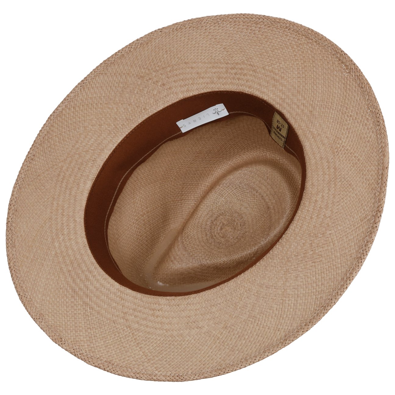 Rag & Bone Tan Panama Hat with Maroon Band Brown Panama with Burgundy Band – Equal Earth main image 3