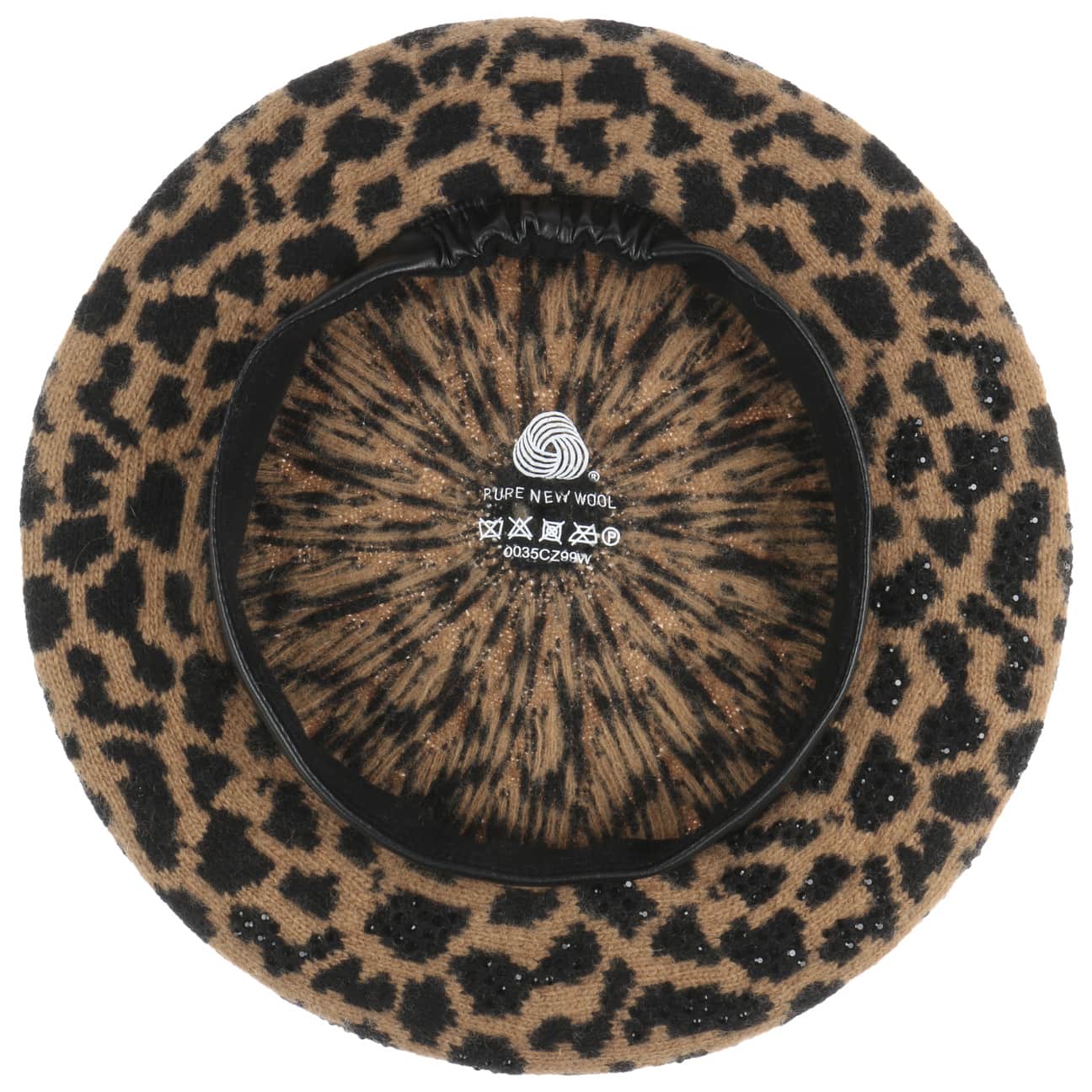 Beret Hat in Leopard Print Fleece – Boston Millinery