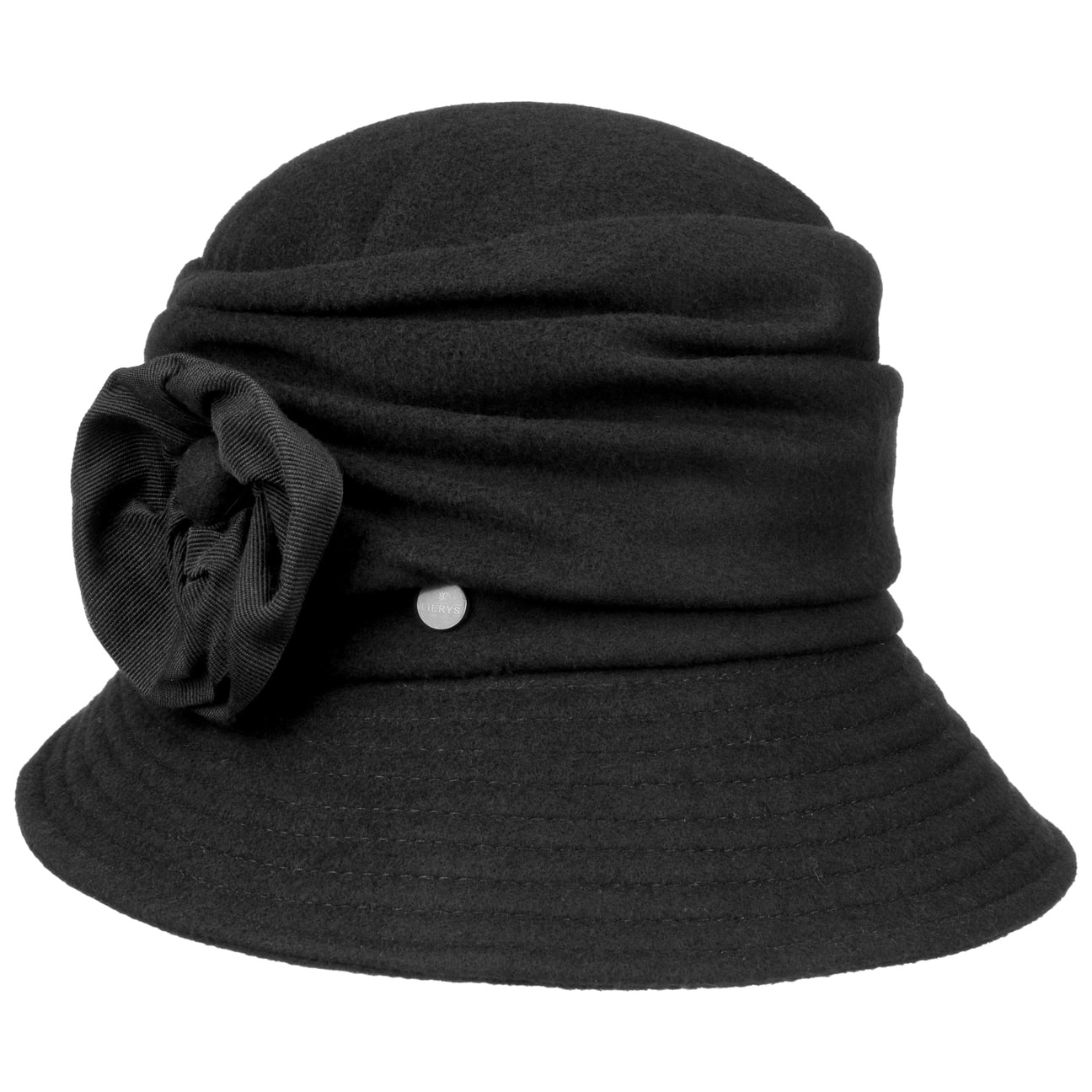 Wool cloche store bucket hat