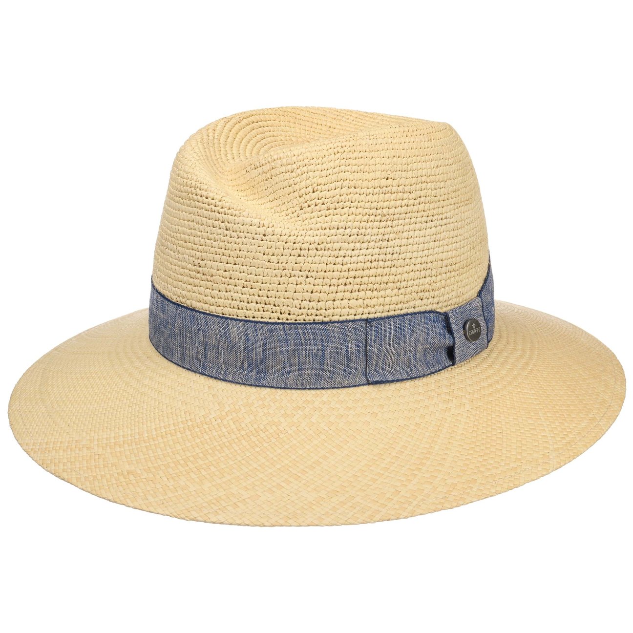 Twisted Crown Women Panama Hat 