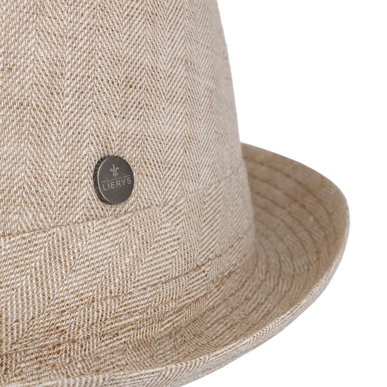 Chapeau Pork Pie En Laine Pour Homme Lierys - Made In Italy, Motif Carreaux Multicolore, Bord 4 Cm - Style Rétro élégant, Doublure Coton/polyester