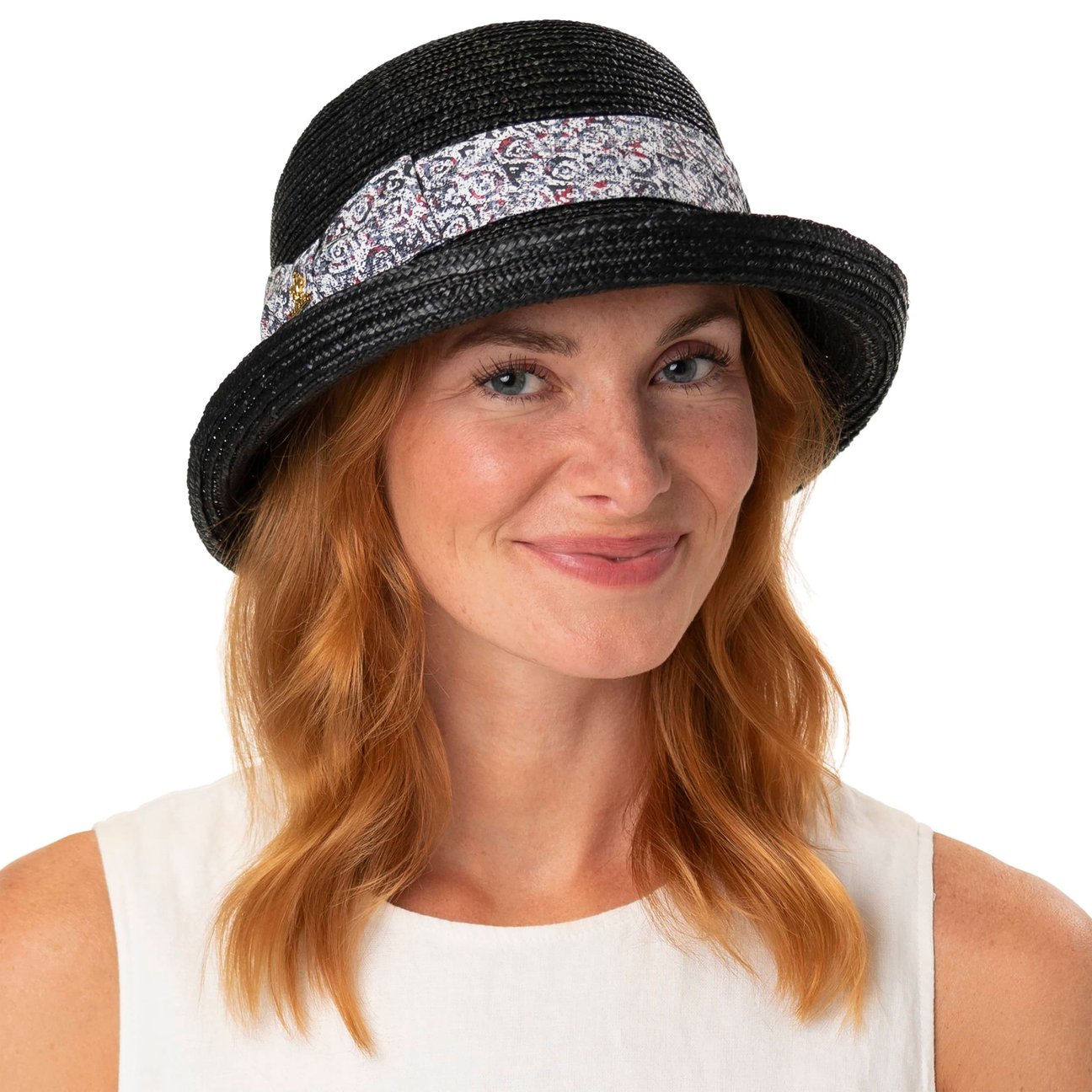 Valetta Straw Cloche Hat Gold 
