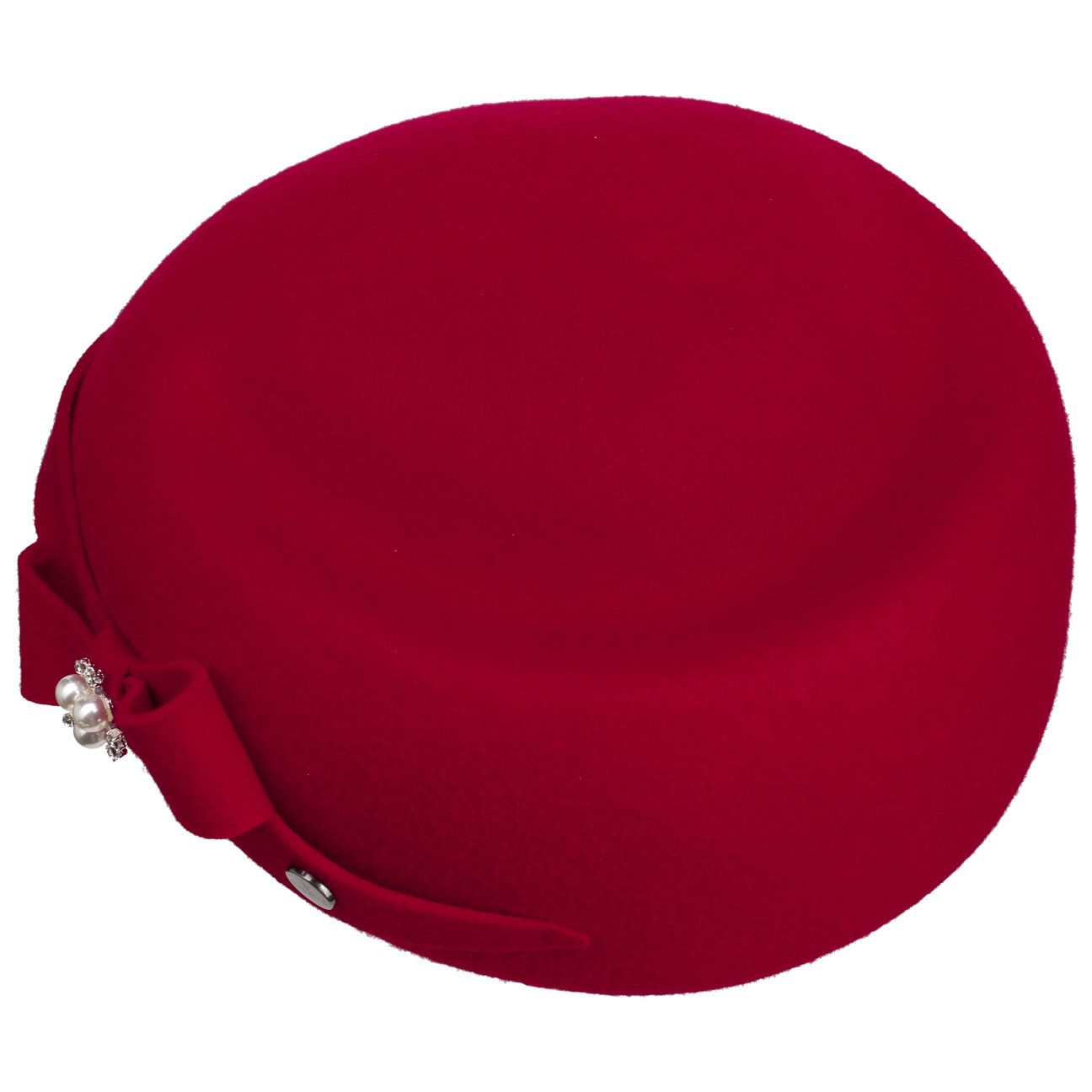 Red Pillbox Hat
