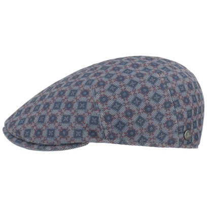 Houndstooth Flat Cap with Cashmere by Lierys Gold --> Lierys.com